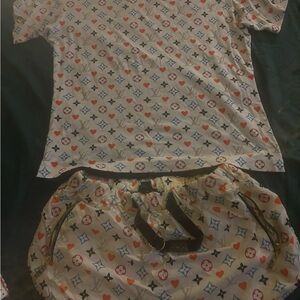 Louis Vuitton short set